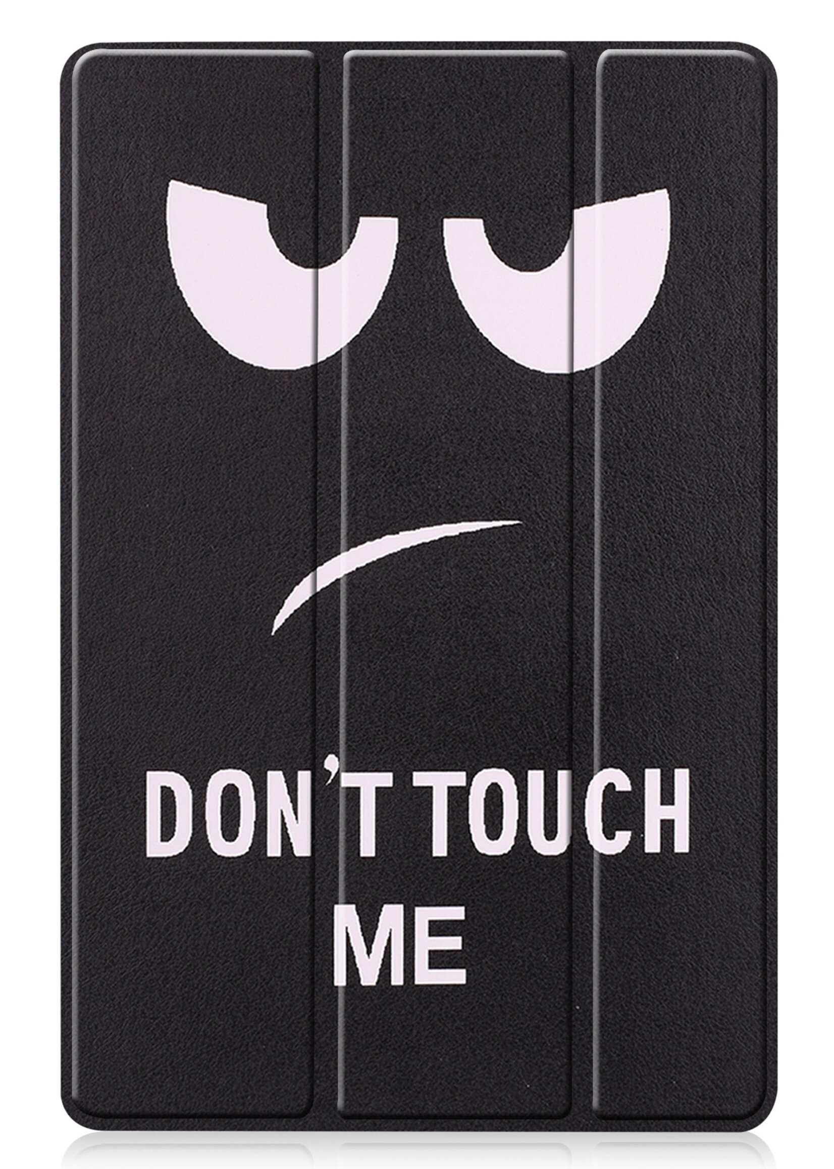 LUQ Hoes Geschikt voor Samsung Galaxy Tab S8 Plus Hoes Luxe Hoesje Book Case - Hoesje Geschikt voor Samsung Tab S8 Plus Hoes Cover - Don't Touch Me