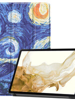 LUQ LUQ Samsung Galaxy Tab S8 Ultra Hoes - Sterrenhemel