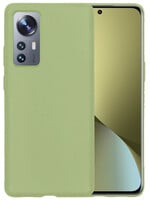 LUQ LUQ Xiaomi 12 Hoesje Siliconen - Groen