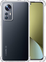 LUQ LUQ Xiaomi 12 Pro Hoesje Shockproof - Transparant