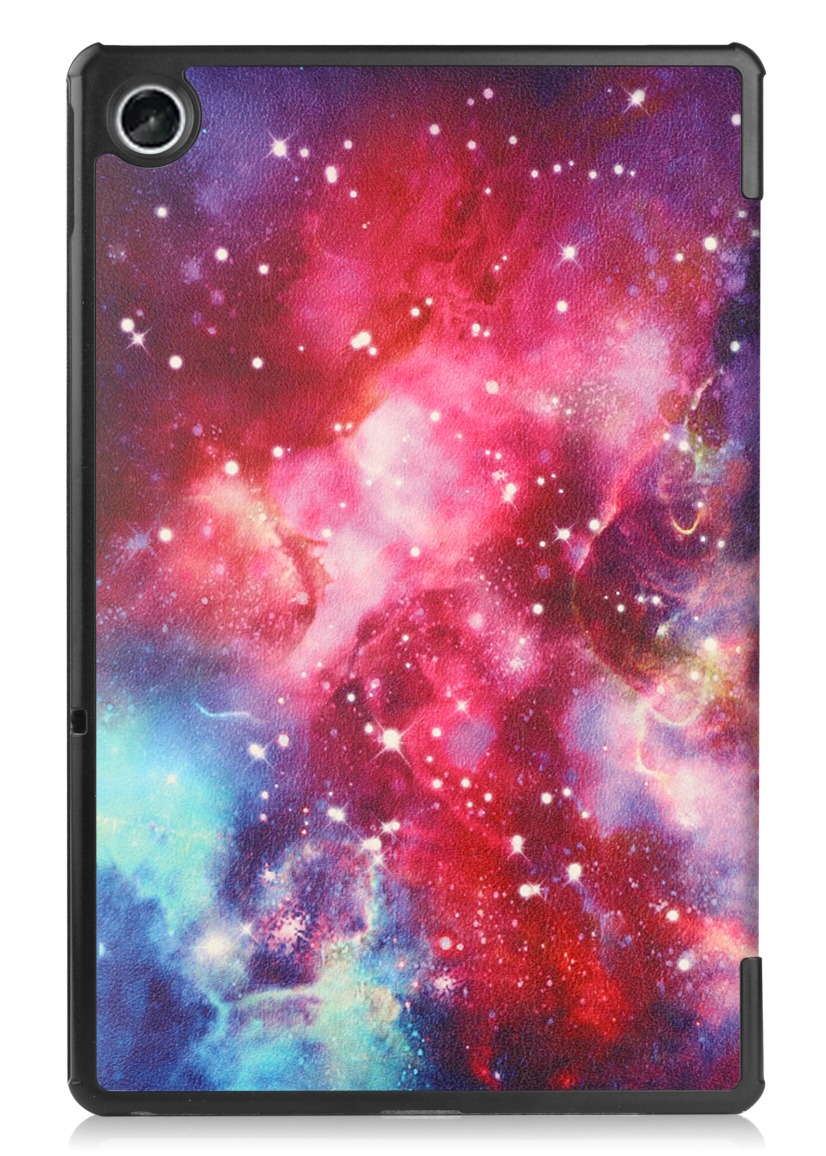 LUQ Hoes Geschikt voor Lenovo Tab M10 Plus 3rd Gen Hoes Luxe Hoesje Book Case - Hoesje Geschikt voor Lenovo Tab M10 Plus (3e Gen) Hoes Cover - Galaxy