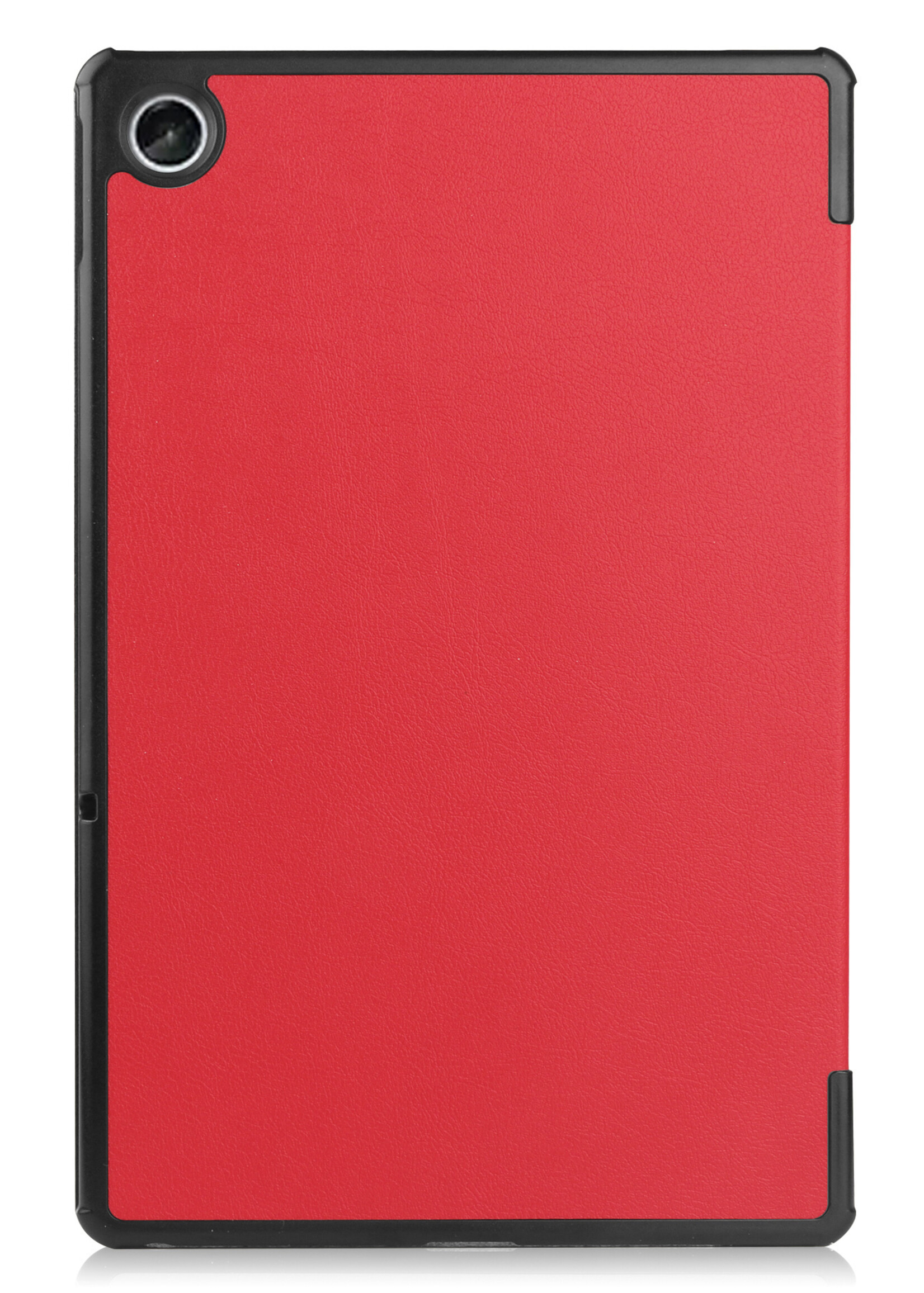 LUQ Hoes Geschikt voor Lenovo Tab M10 Plus 3rd Gen Hoes Luxe Hoesje Book Case - Hoesje Geschikt voor Lenovo Tab M10 Plus (3e Gen) Hoes Cover - Rood