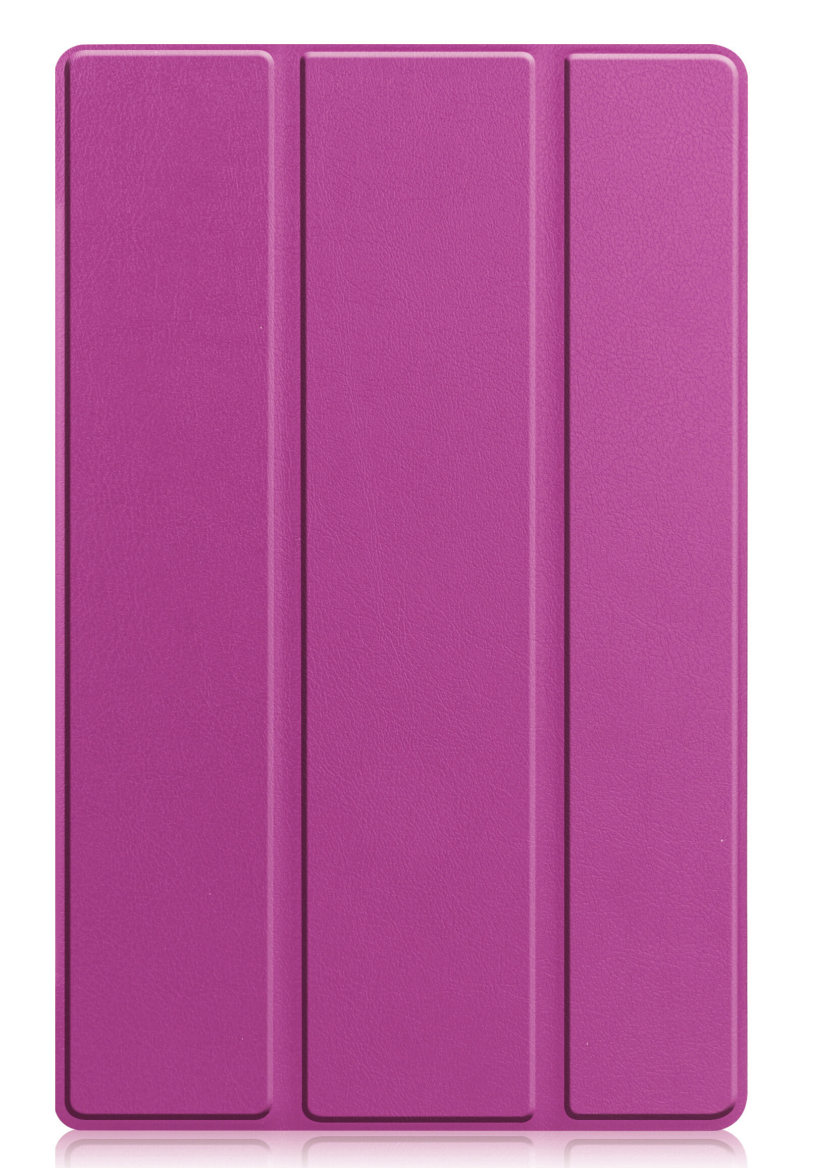 LUQ Hoes Geschikt voor Lenovo Tab M10 Plus 3rd Gen Hoes Luxe Hoesje Book Case Met Screenprotector - Hoesje Geschikt voor Lenovo Tab M10 Plus (3e Gen) Hoes Cover - Paars