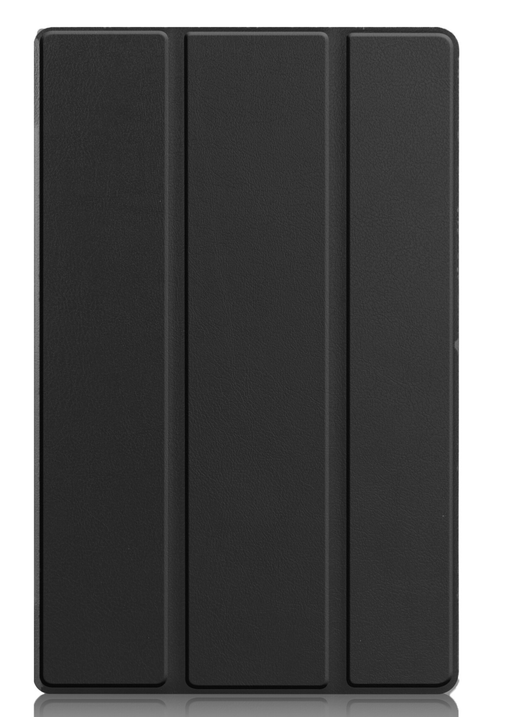 LUQ Hoes Geschikt voor Lenovo Tab M10 Plus 3rd Gen Hoes Luxe Hoesje Book Case Met Screenprotector - Hoesje Geschikt voor Lenovo Tab M10 Plus (3e Gen) Hoes Cover - Zwart