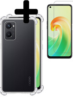 LUQ LUQ OPPO A96 Hoesje Shockproof Met Screenprotector