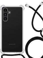 LUQ LUQ Samsung Galaxy A13 5G Hoesje Transparant Shockproof Met Zwart Koord