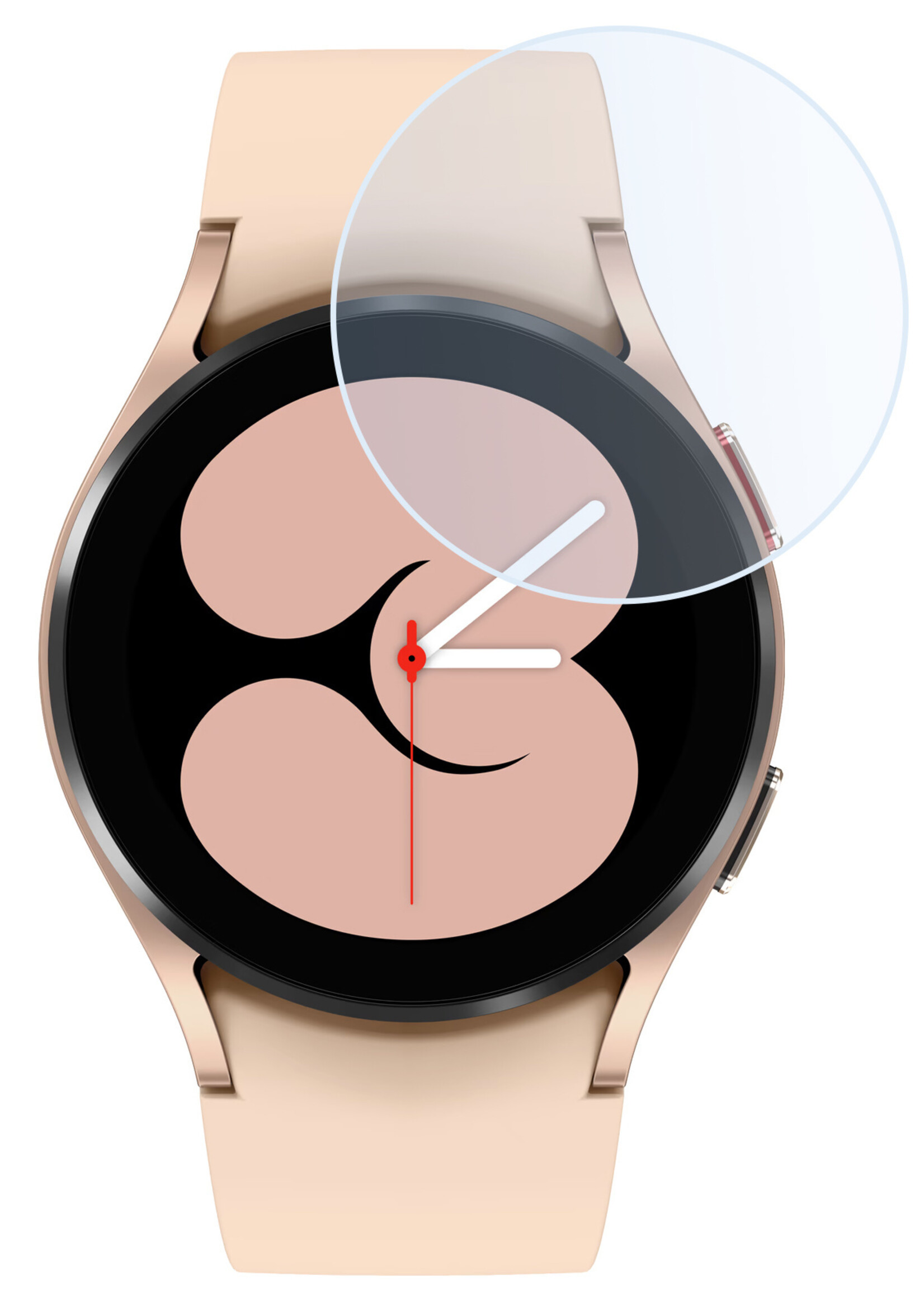 LUQ Screenprotector Geschikt voor Samsung Galaxy Watch 4 44 mm Screenprotector Bescherm Glas Screen Protector - Screenprotector Geschikt voor Samsung Watch 4 (44 mm) Gehard Glas