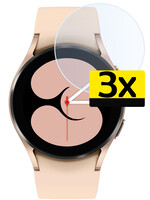 LUQ LUQ Samsung Galaxy Watch4 44 mm Screenprotector - 3 PACK