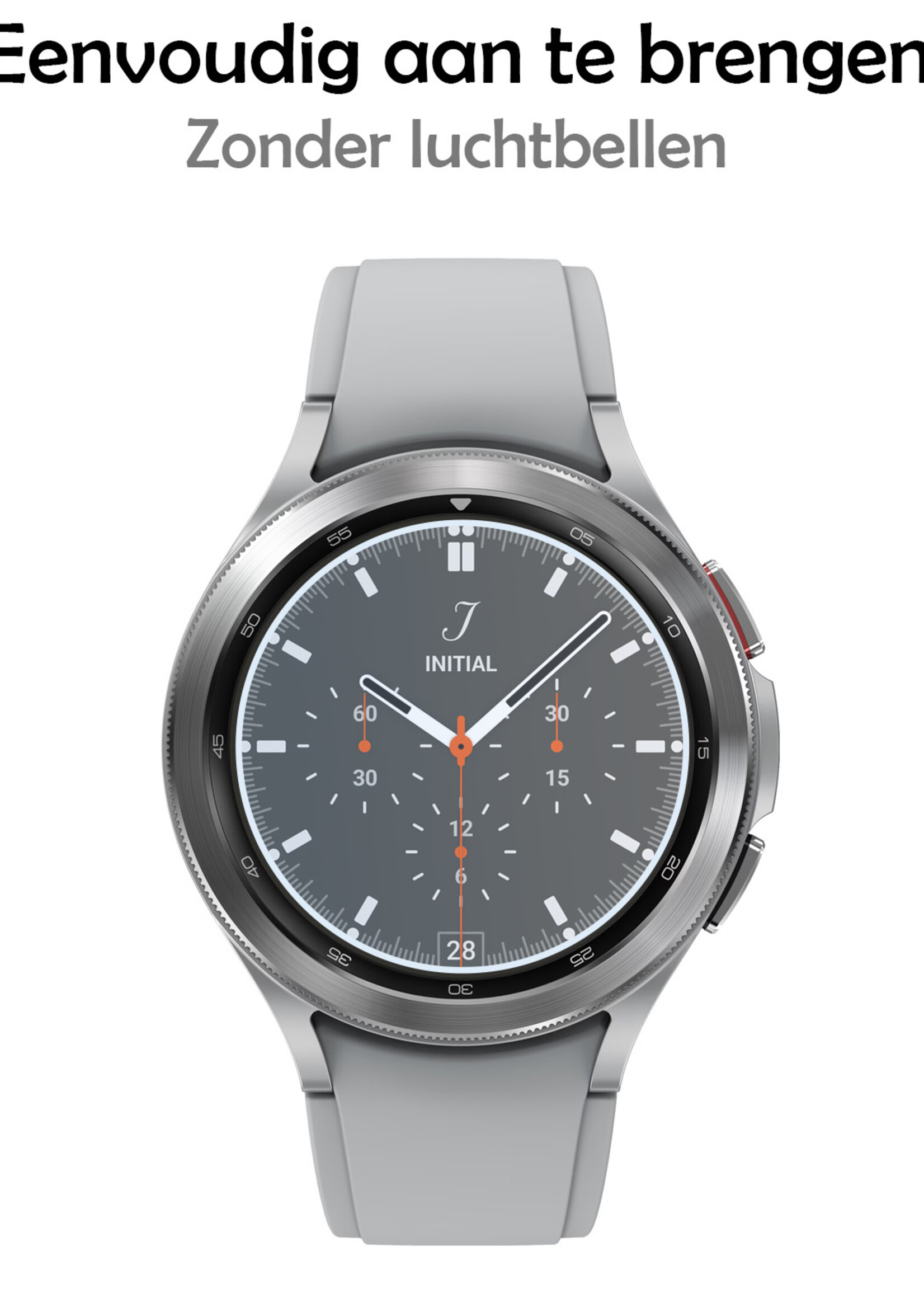 LUQ Screenprotector Geschikt voor Samsung Galaxy Watch 4 Classic 46 mm Screenprotector Bescherm Glas Screen Protector - Screenprotector Geschikt voor Samsung Watch 4 Classic (46 mm) Gehard Glas - 3 Stuks