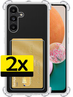 LUQ LUQ Samsung Galaxy A13 4G Hoesje Pashouder - 2 PACK