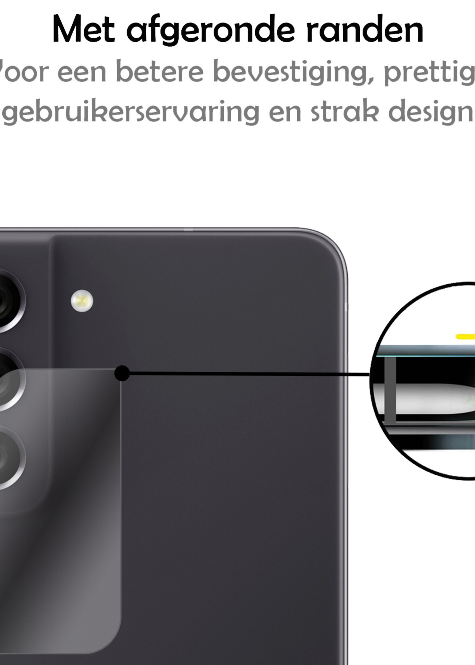 LUQ Screenprotector Geschikt voor Samsung S21 FE Camera Screenprotector Tempered Glass - Screenprotector Geschikt voor Samsung Galaxy S21 FE Screenprotector Camera Screenprotector