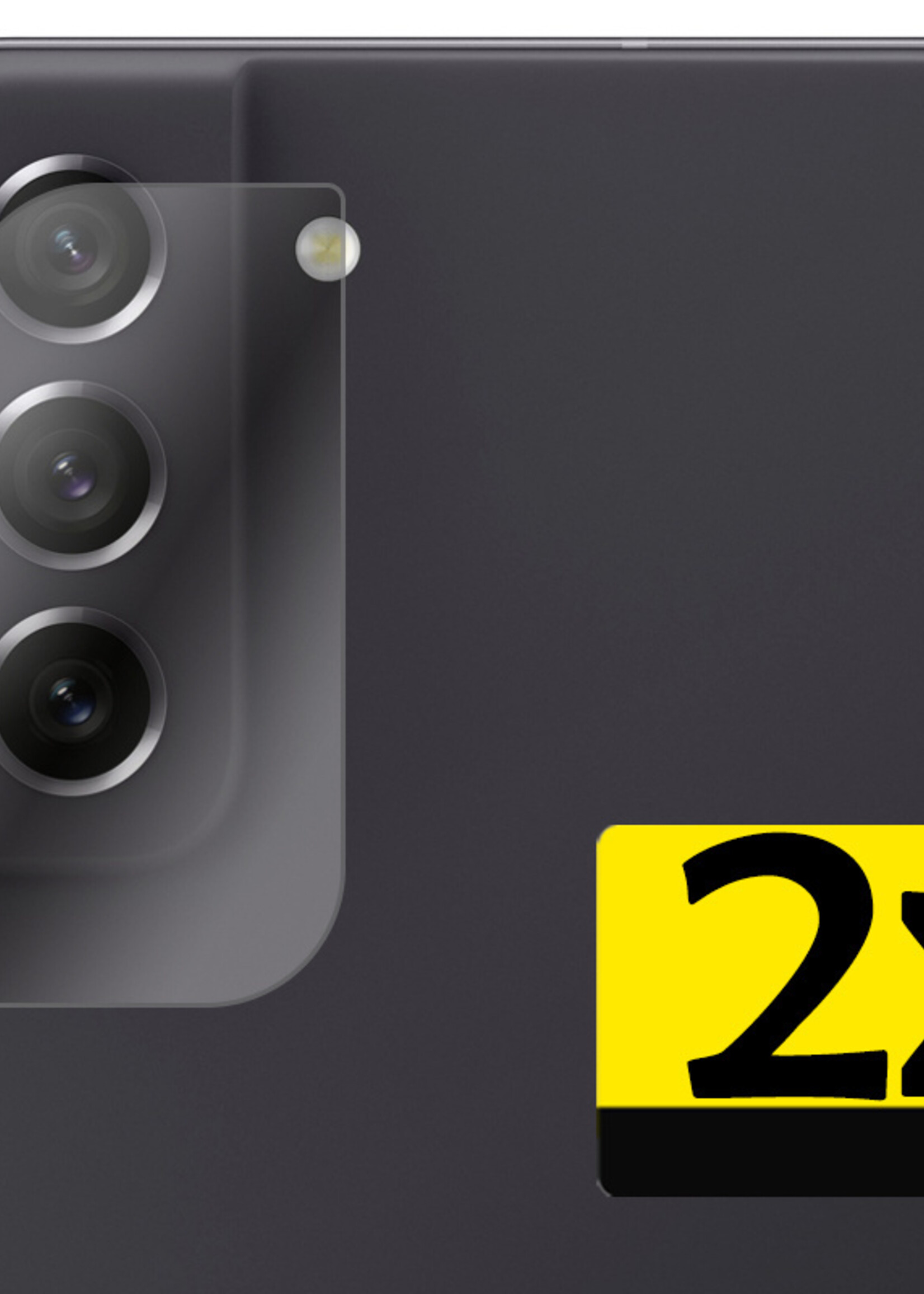 LUQ Screenprotector Geschikt voor Samsung S21 FE Camera Screenprotector Tempered Glass - Screenprotector Geschikt voor Samsung Galaxy S21 FE Screenprotector Camera Screenprotector - 2 Stuks