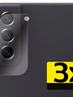 LUQ Samsung Galaxy S21FE Camera Screenprotector - 3 PACK