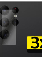 LUQ LUQ Samsung Galaxy S22 Ultra Camera Screenprotector - 3 PACK