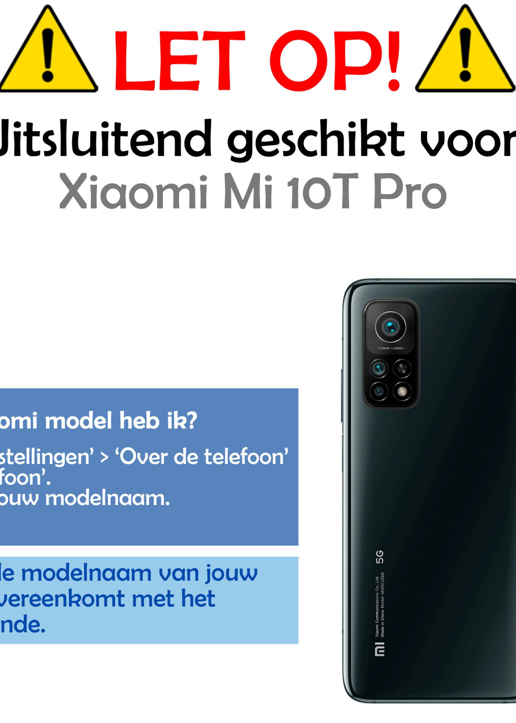 LUQ Hoesje Geschikt voor Xiaomi Mi 10T Pro Hoesje Shockproof Case Siliconen - Hoes Geschikt voor Xiaomi Mi 10T Pro Hoes Cover Siliconen - Transparant