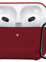 LUQ LUQ Siliconen Hoesje Voor Apple AirPods 3 - Donkerrood