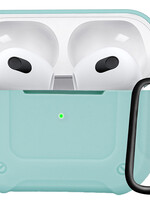 LUQ LUQ Siliconen Hoesje Voor Apple AirPods 3 - Mintgroen