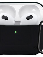 LUQ Siliconen Hoesje Voor Apple AirPods 3 - Zwart