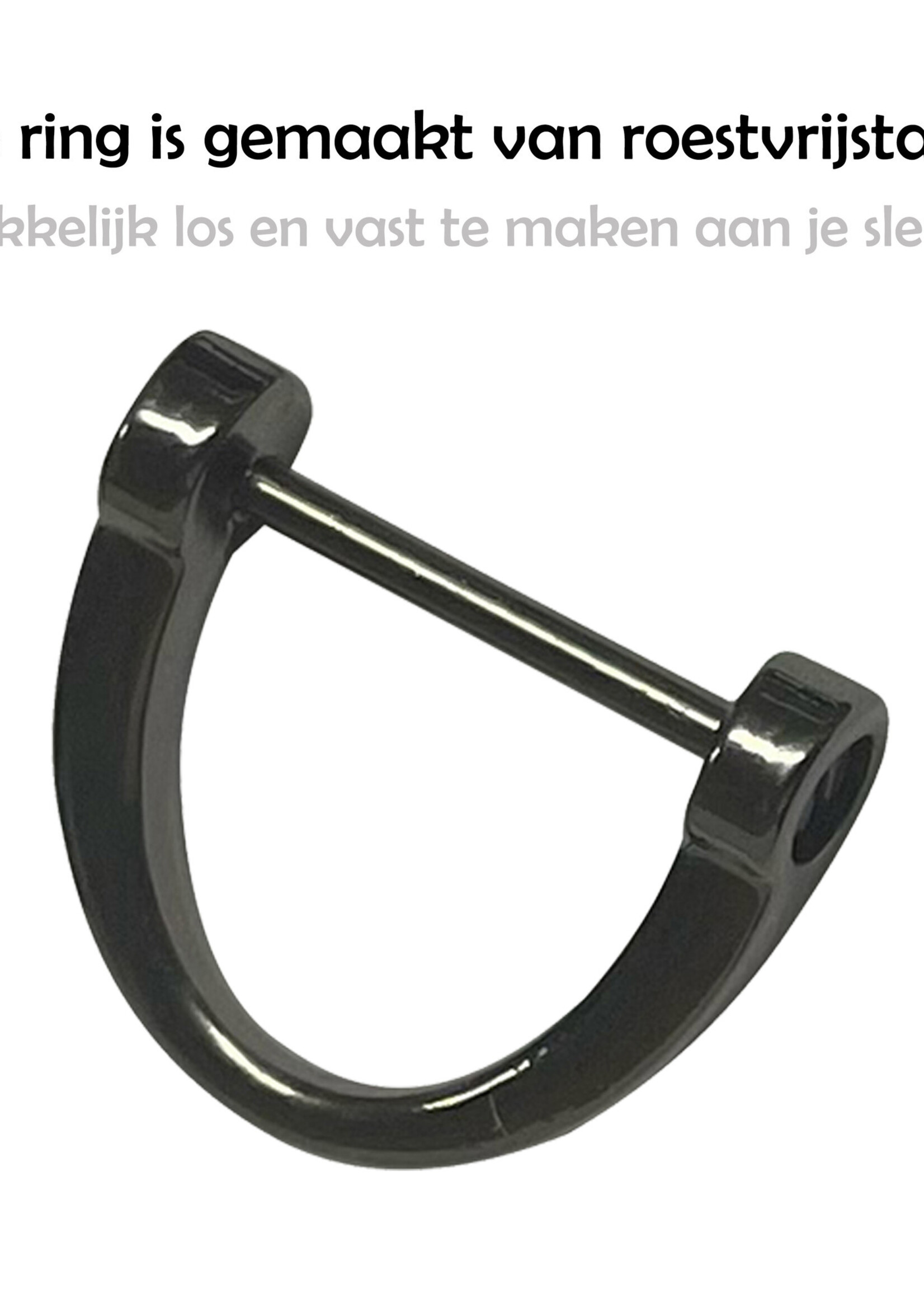 LUQ Sleutelhanger Touw Auto Sleutelhanger Met Sleutelhanger Ring Sleutelhanger Koord - Zwart