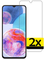LUQ Samsung Galaxy A23 Screenprotector Glas - 2 PACK