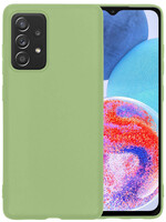 LUQ LUQ Samsung Galaxy A23 Hoesje Siliconen - Groen