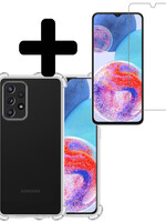 LUQ LUQ Samsung Galaxy A23 Hoesje Shockproof Met Screenprotector