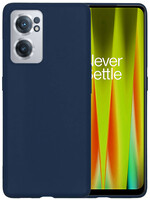 LUQ LUQ OnePlus Nord CE 2 Hoesje Siliconen - Donkerblauw