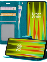 LUQ LUQ OnePlus Nord CE 2 Hoesje Bookcase - Turquoise