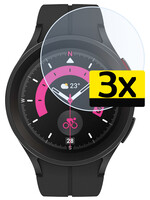 LUQ LUQ Samsung Galaxy Watch5 Pro 45 mm Screenprotector - 3 PACK
