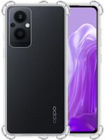 LUQ LUQ Oppo Reno8 Lite Hoesje Shockproof - Transparant
