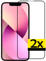 LUQ LUQ iPhone 14 Plus Screenprotector Glas Full Cover 3D - 2 PACK