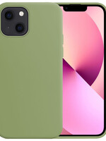 LUQ LUQ iPhone 14 Hoesje Siliconen - Groen