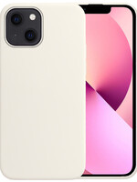 LUQ LUQ iPhone 14 Hoesje Siliconen - Wit