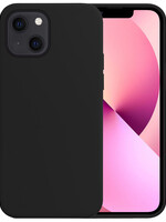 LUQ LUQ iPhone 14 Hoesje Siliconen - Zwart
