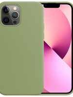 LUQ LUQ iPhone 14 Pro Hoesje Siliconen - Groen