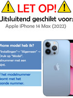 LUQ iPhone 14 Plus Hoesje Bookcase - Donkerblauw