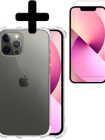 LUQ LUQ iPhone 14 Pro Max Hoesje Shockproof Met Screenprotector Met Dichte Notch