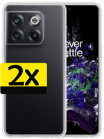 LUQ LUQ OnePlus 10T Hoesje Siliconen - Transparant - 2 PACK