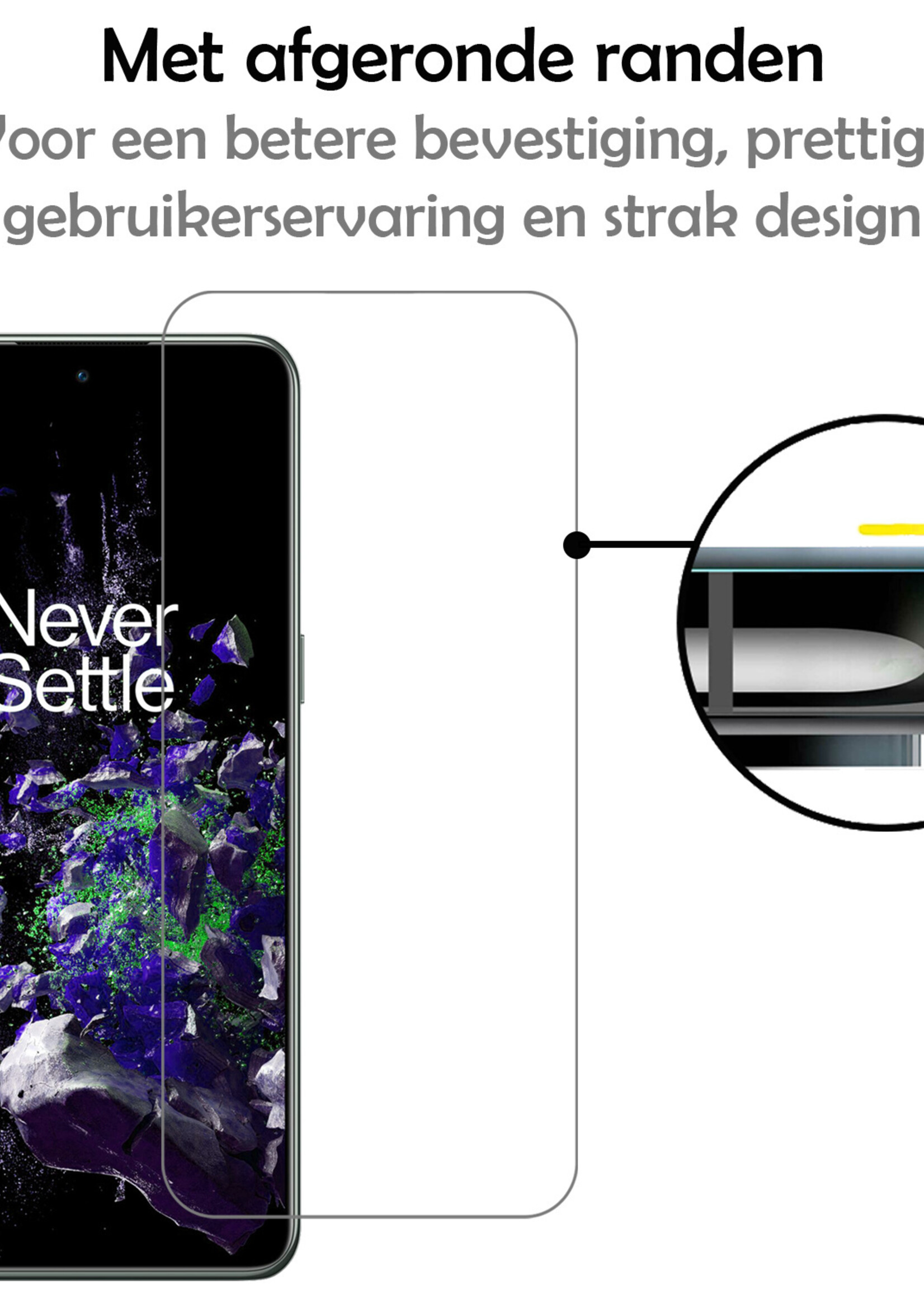 LUQ Screenprotector Geschikt voor OnePlus 10T Screenprotector Beschermglas Gehard Glas - Screenprotector Geschikt voor OnePlus 10T Screenprotector Glas