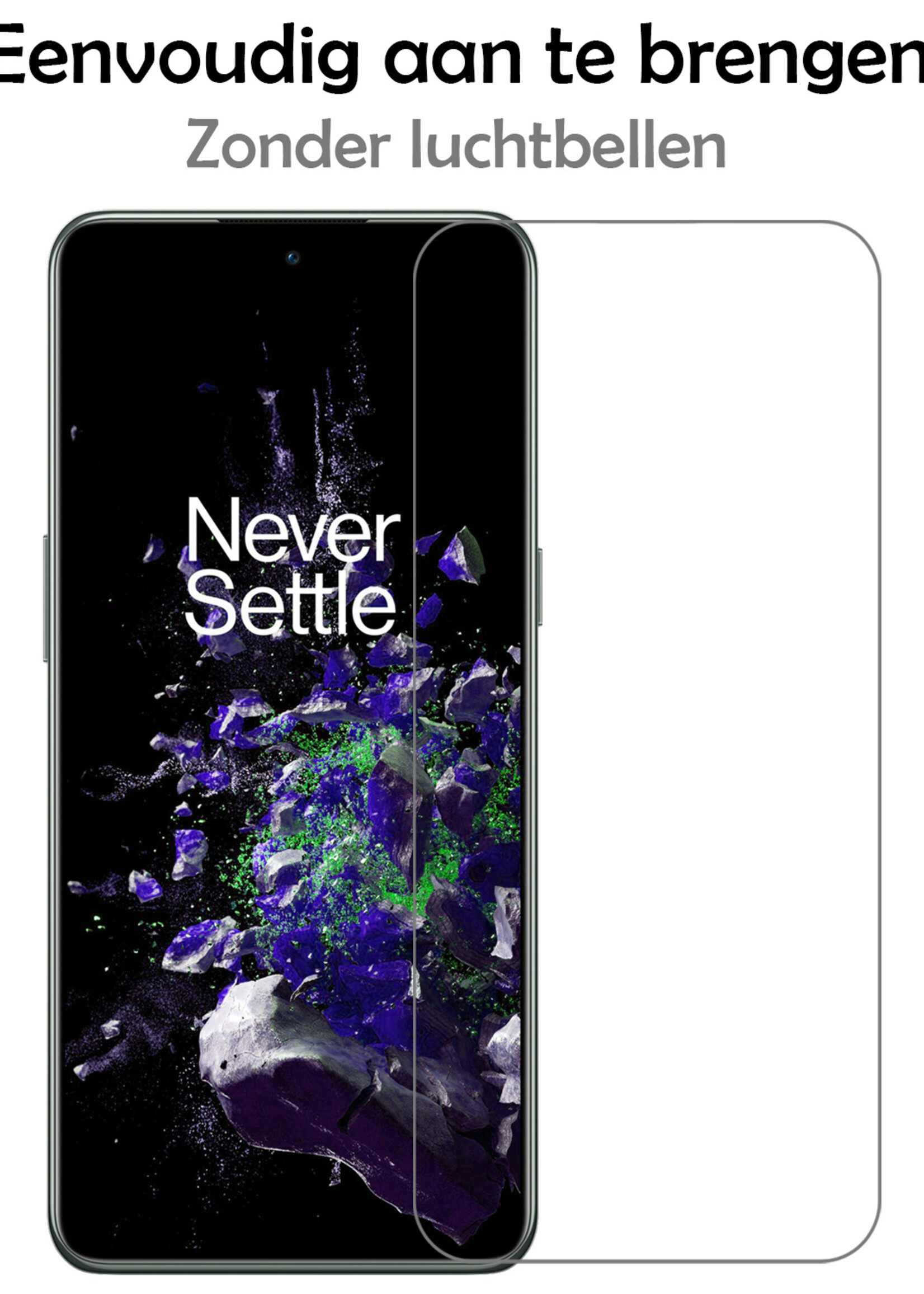 LUQ Screenprotector Geschikt voor OnePlus 10T Screenprotector Beschermglas Gehard Glas - Screenprotector Geschikt voor OnePlus 10T Screenprotector Glas - 2 Stuks