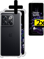 LUQ LUQ OnePlus 10T Hoesje Shockproof Met 2x Screenprotector