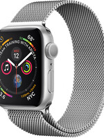 LUQ LUQ Apple Watch SE Bandje Milanees (44 mm) - Zilver