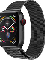 LUQ LUQ Apple Watch 8 Bandje Milanees (45 mm) - Zwart