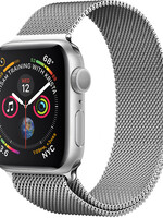 LUQ LUQ Apple Watch 8 Bandje Milanees (45 mm) - Zilver
