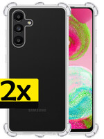 LUQ LUQ Samsung Galaxy A04s Hoesje Shockproof - Transparant - 2 PACK