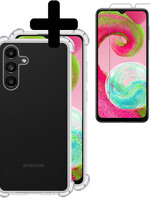 LUQ LUQ Samsung Galaxy A04s Hoesje Shockproof Met Screenprotector