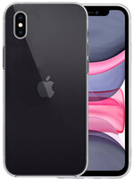LUQ LUQ iPhone Xs Max Hoesje Siliconen - Transparant