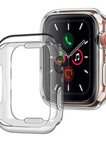 LUQ LUQ Apple Watch 8 Hoesje Siliconen Transparant - 45 mm