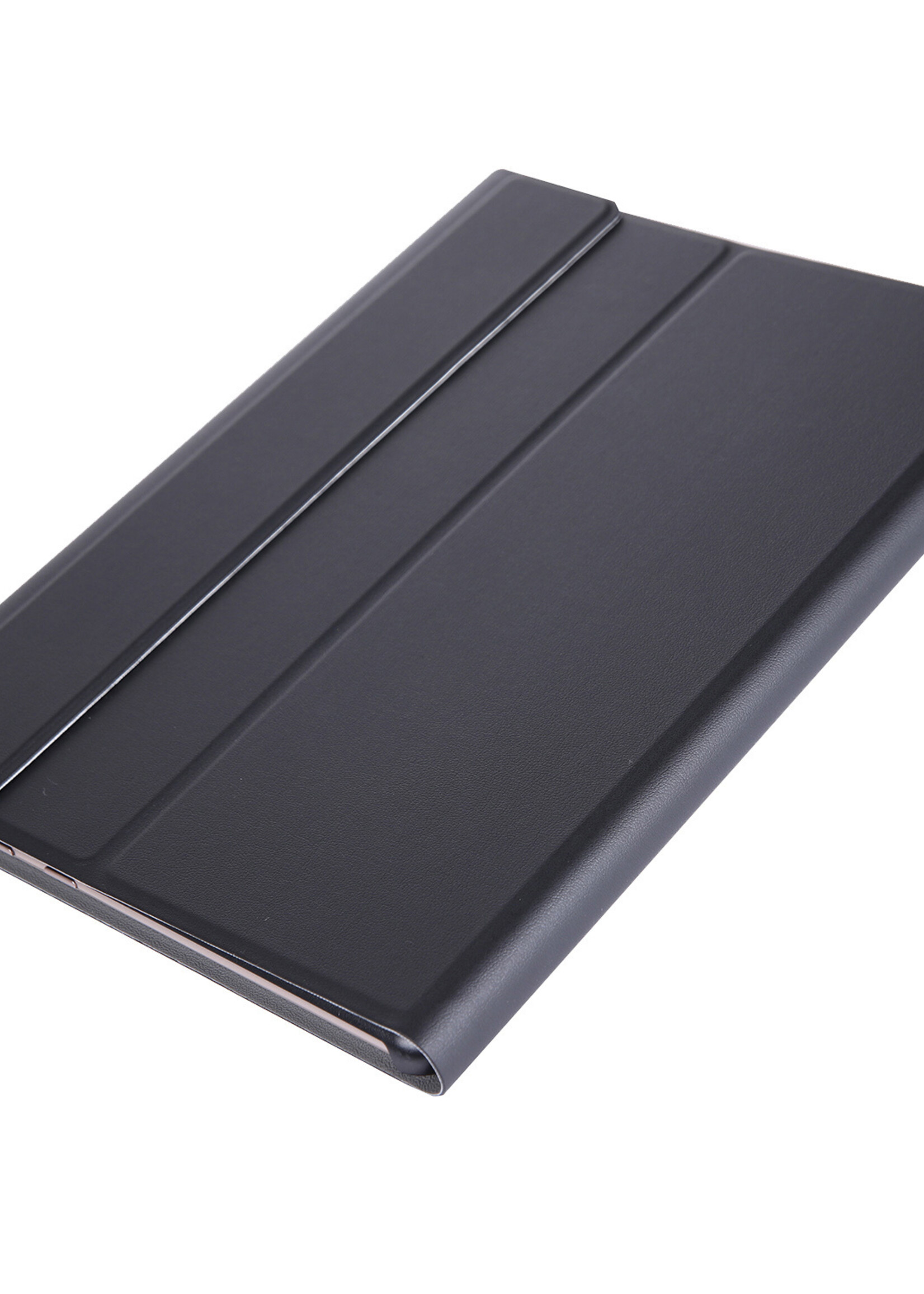 LUQ Hoes Geschikt voor Lenovo Tab M10 FHD Plus 2nd Gen Hoes Keyboard Cover Toetsenbord Hoesje Met Screenprotector - Hoesje Geschikt voor Lenovo Tab M10 FHD Plus (2e Gen) Toetsenbord Hoes - Zwart