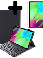 LUQ LUQ Samsung Galaxy Tab S5e Toetsenbordhoes Met Screenprotector - Zwart
